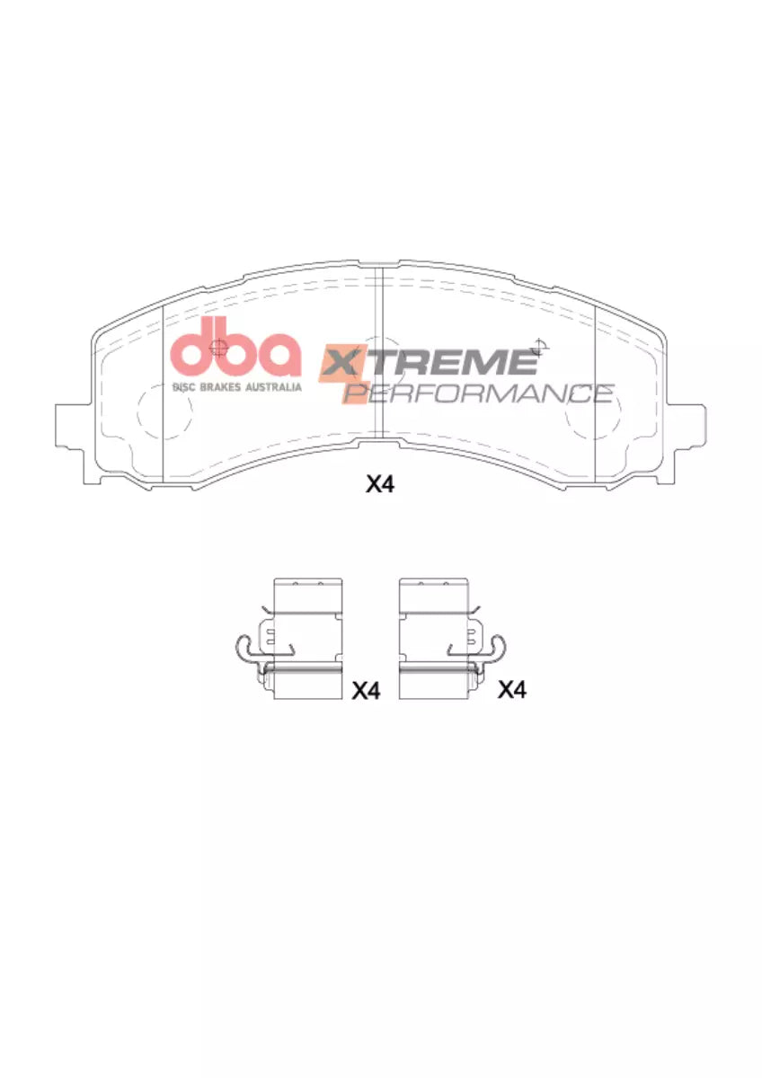 DB15285XP Brake Pads Xtreme Performance | Front Axle