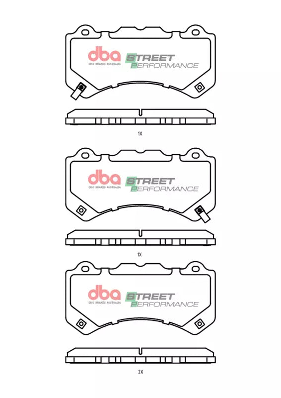 DB15287SP Brake Pads Street Performance | Front Axle
