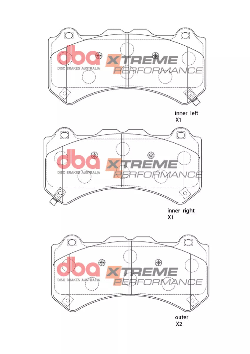 DB15287XP Brake Pads Xtreme Performance | Front