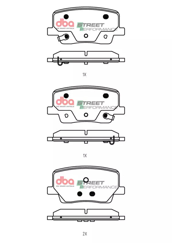 DB15288SP Brake Pads Street Performance | Rear