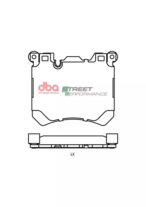 DB15289SP Brake Pads Street Performance | Front Axle