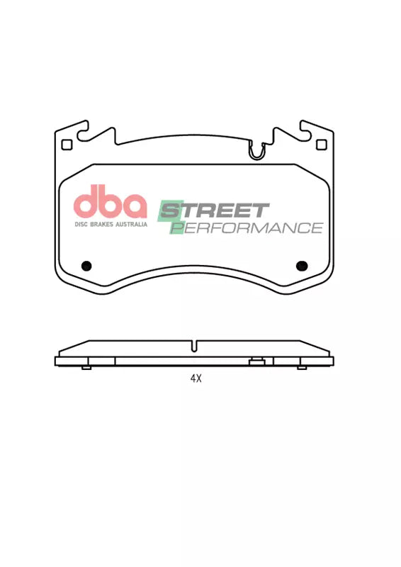 DB15291SP Brake Pads Street Performance | Front Axle