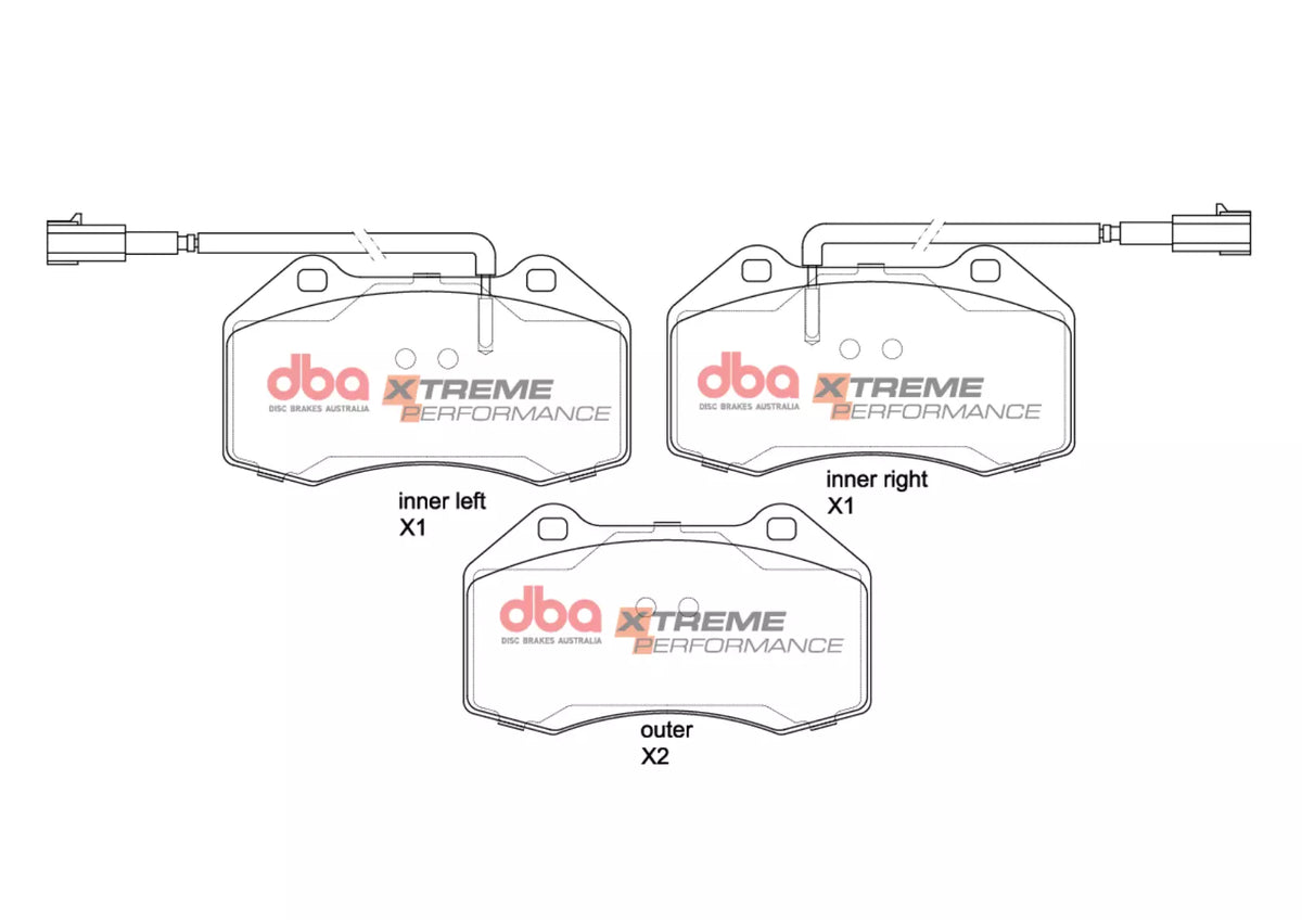 DB15297XP Brake Pads Xtreme Performance | Front Axle