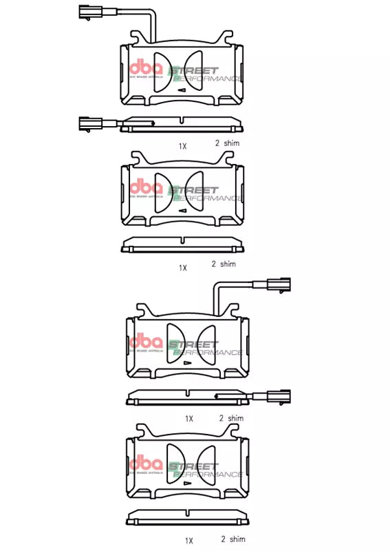 DB15299SP Brake Pads Street Performance | Front