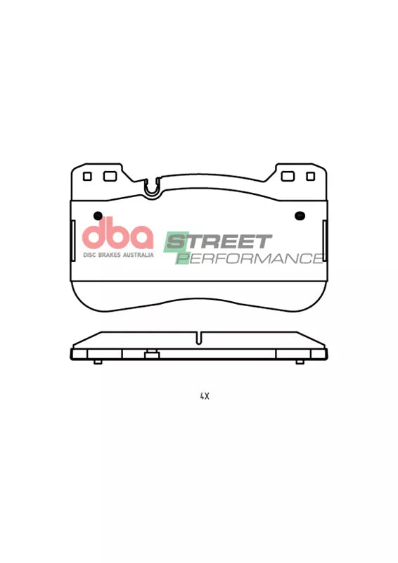DB15302SP Brake Pads Street Performance | Front Axle