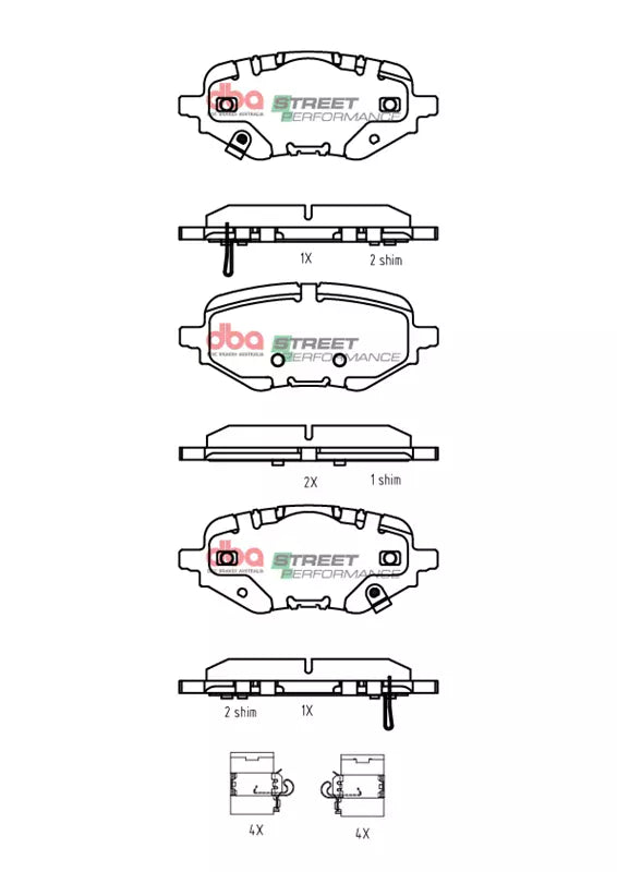 DB15315SP Brake Pads Street Performance | Rear