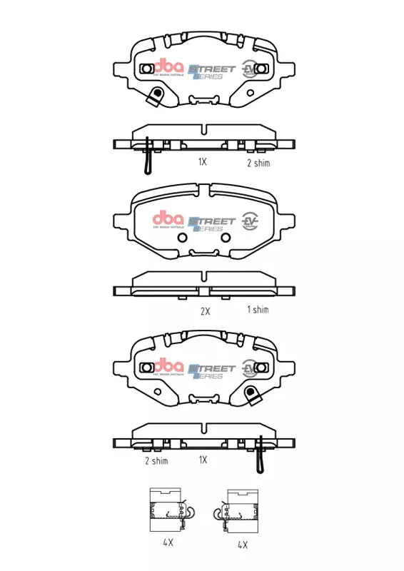 DB15315SSEV Brake Pads Street Series | Rear