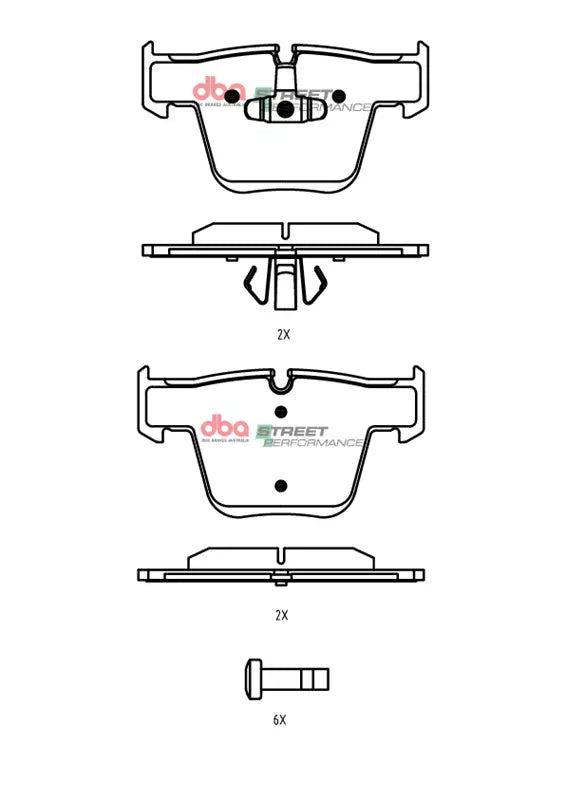DB15318SP Brake Pads Street Performance | Front Axle