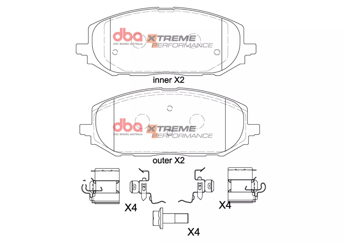 DB15330XP Brake Pads Xtreme Performance | Front Axle
