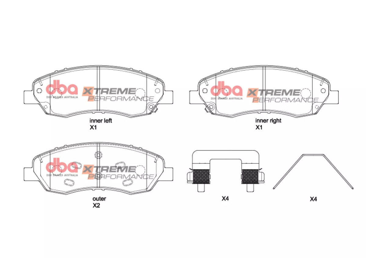 DB15331XP Brake Pads Xtreme Performance | Front Axle