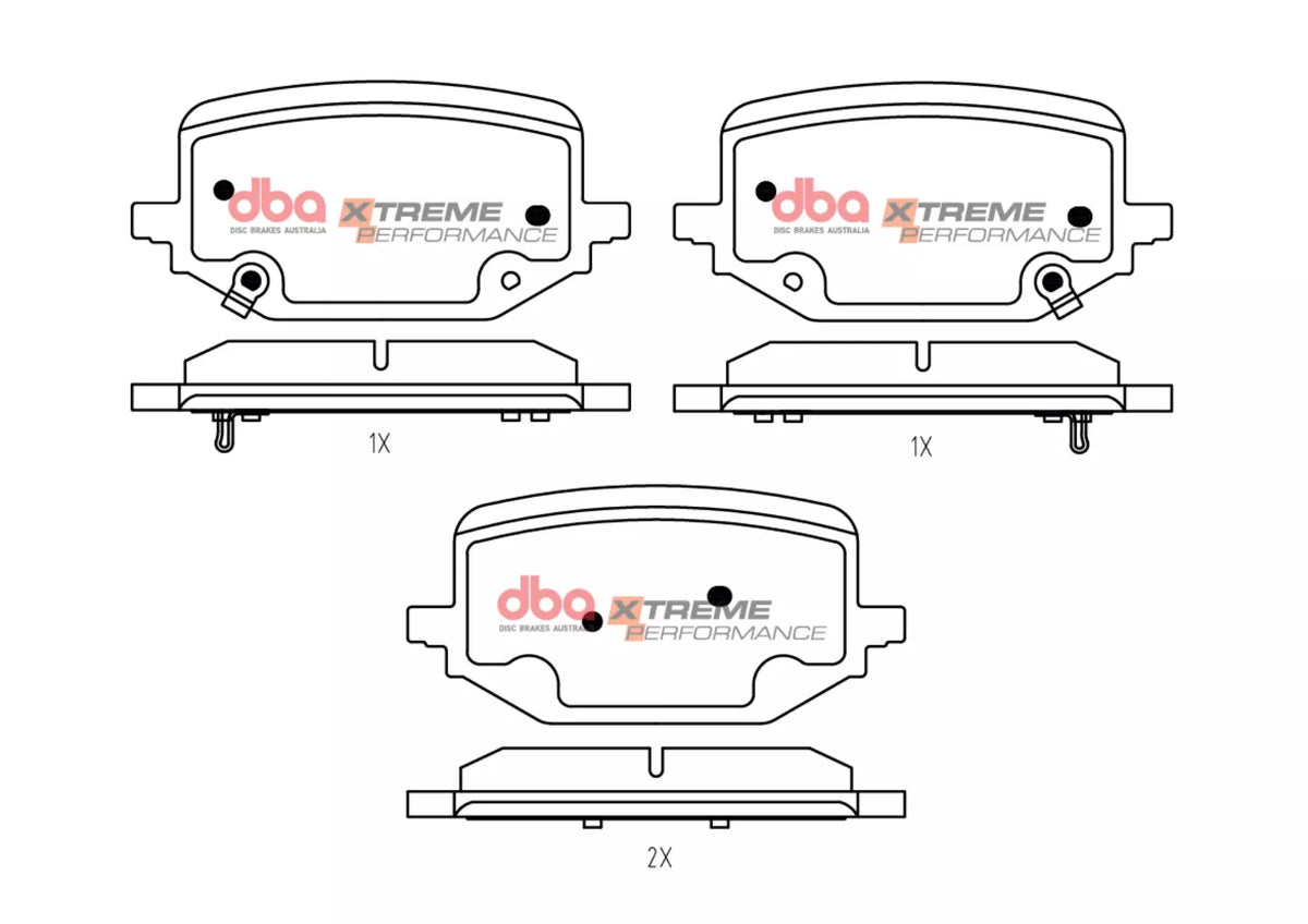 DB15338XP Brake Pads Xtreme Performance | Rear Axle