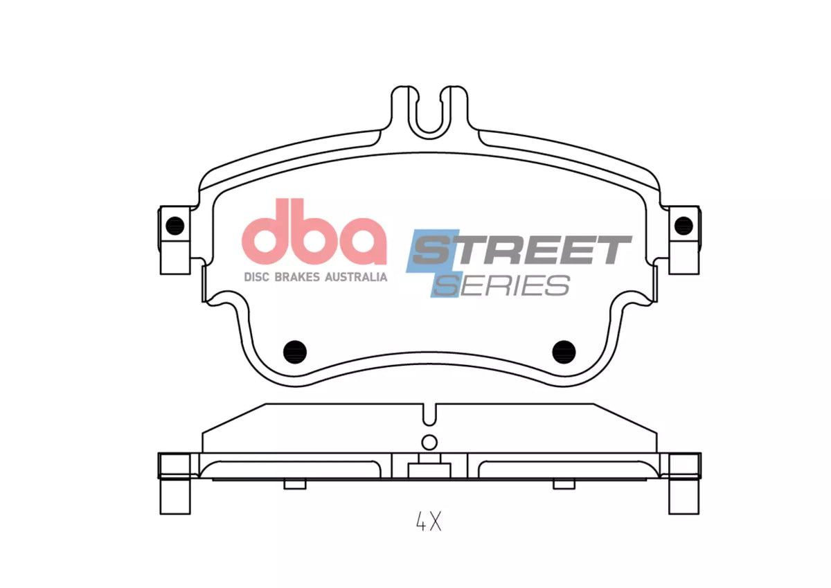 DB15345SS Brake Pads Street Series | Front Axle