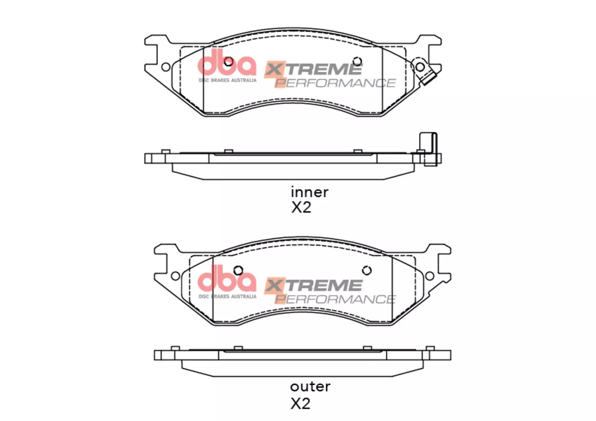 DB15359XP Brake Pads Xtreme Performance | Front & Rear