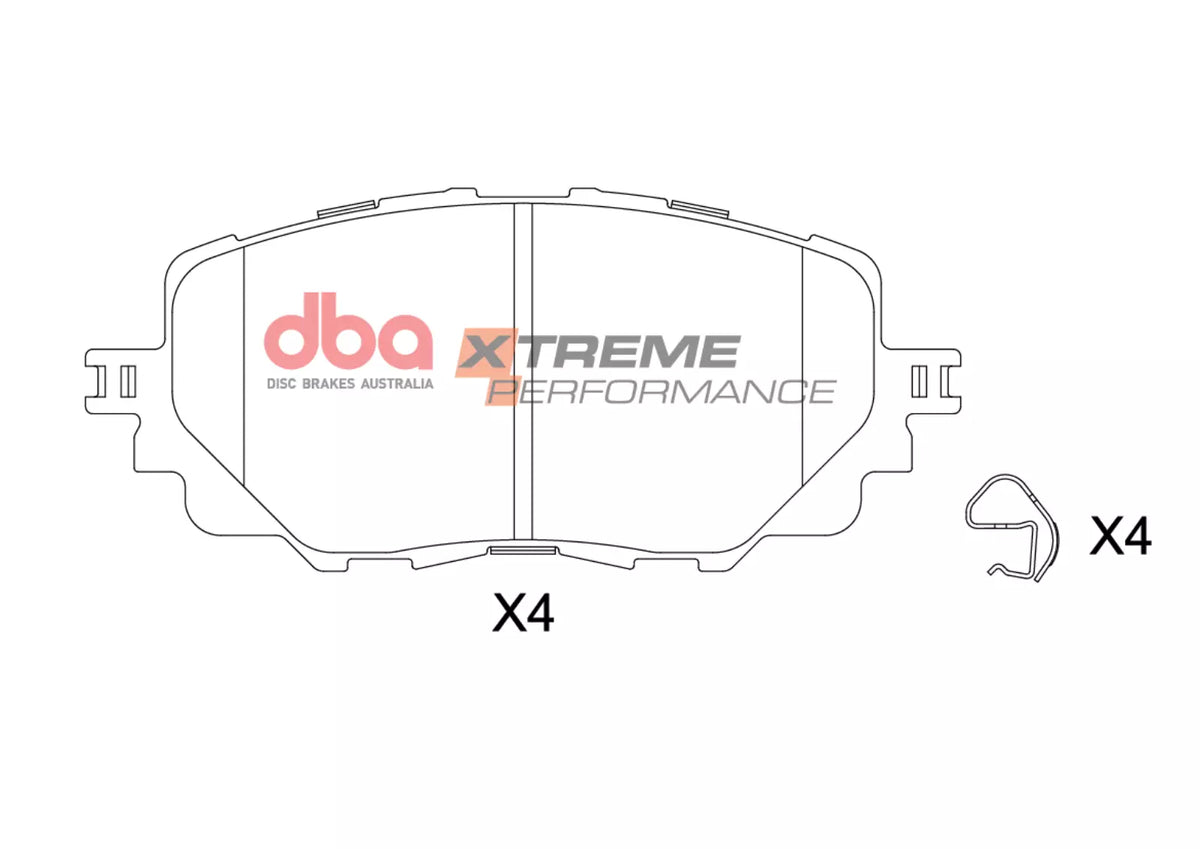 DBA42964S-2441XP Brake Kit - 4000 Series T3 Slotted & Xtreme Performance Brake Pads (2x DBA42964S + DB2441XP)