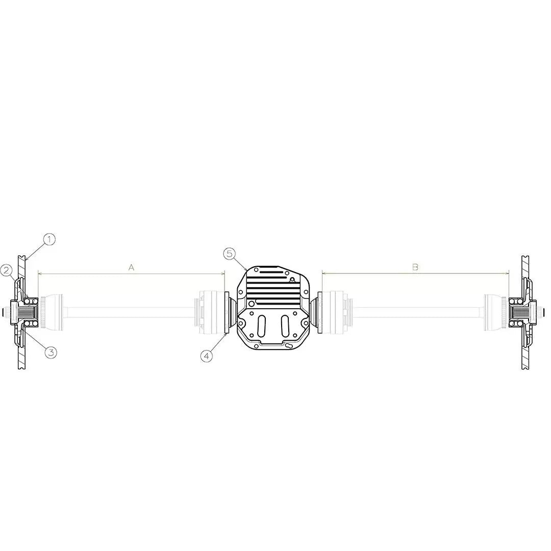 BMW E46 Rear Halfshafts Kit